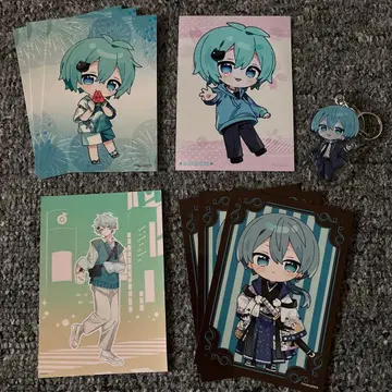 멜론파커 멜로파카 소라네코 브로마이드 4종 아크릴 키링