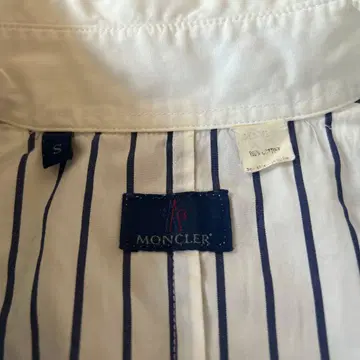 MONCLER 스트라이프 반팔 셔츠 S
