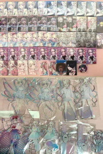 초텐짱 아크릴 스탠드 캔뱃지 묶음 판매