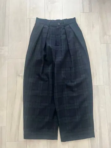 스탬프앤다이어리 울 와이드 팬츠