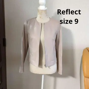 리플렉트 핑크 계열 양가죽 시어링 가죽 자켓 9