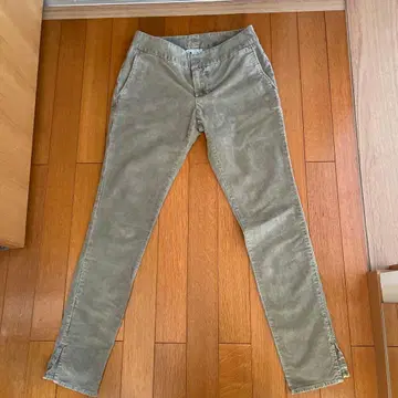 James Perse 면 코듀로이 팬츠 25 카키