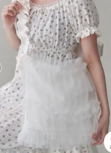 merry jenny 드로스트 튤 리본 토트백 메리제니