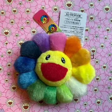 무라카미 다카시 카이카이키키 플라워 키 체인 키링 새상품 미사용