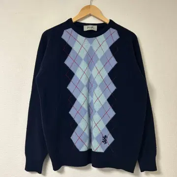 프링글 아가일 울 스웨터 영국제