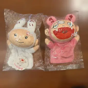 무라카미 다카시 카이카이키키 퍼펫 봉제 인형 세트