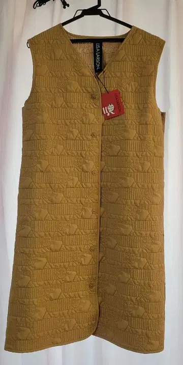 리사 라르손 마이키 퀼팅 베스트 카멜