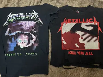 [4장 세트] METALLICA 티셔츠 메탈리카