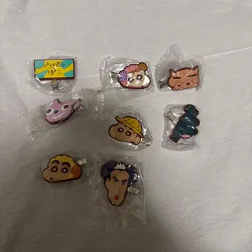 짱구는 못말려 헤어 클립 8종 세트