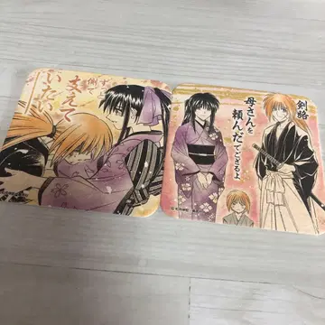 바람의 검심 바람의 검심전 원화전 아트 코스터 히무라 켄신 카오루 켄로