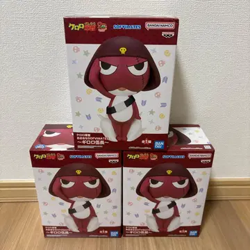 개구리 중사 케로로 빅 SOFVIMATES 길로로 오장 피규어 3종 세트