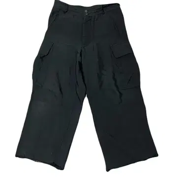 드리스반노튼 와이드 카고 팬츠 블랙 사이즈 44