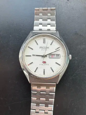 [정크제품] RICOH fine 쿼츠 손목시계