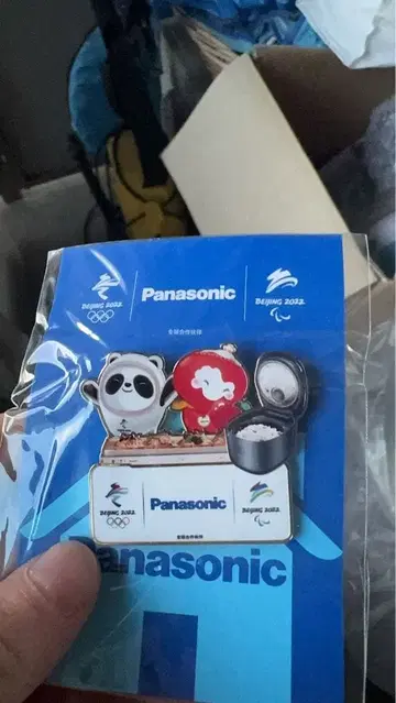 Panasonic 올림픽 핀 배지 2022 베이징 올림픽