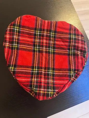 HEIHEI 베레모 하트 체크 무늬