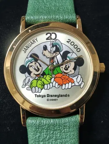 세이코제 도쿄 디즈니랜드 일본제 2000년 한정판 손목시계 작동 중 레어