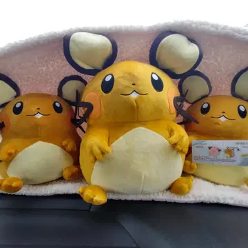 [새상품/배송비 포함] 포켓몬 데덴네 봉제 인형 3개 세트