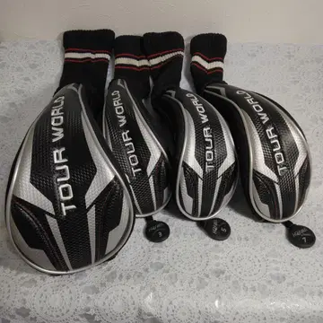 혼마 TOUR WORLD 골프 헤드커버 4개 세트