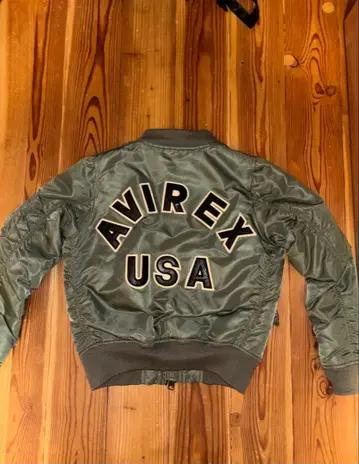 AVIREX MA-1 자켓 올리브 그린