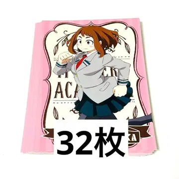 나의 히어로 아카데미아 애니메이트 히어로빵 페어 엽서 우라라카 오챠코