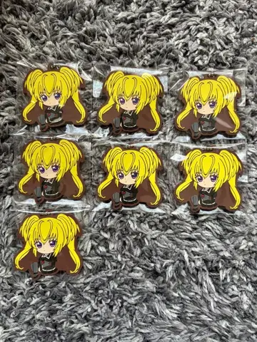 수호캐릭터 우타우 러버 스트랩 7개