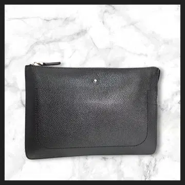 새상품급 몽블랑 세컨드 백 가죽 클러치백 남성용 천연 가죽 비즈니스