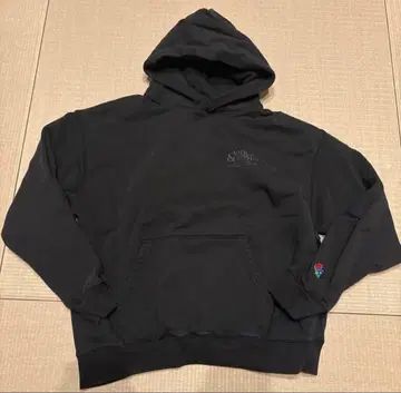 새상품급 비올라앤로지스 후드티 블랙 빅 로고 M 사이즈