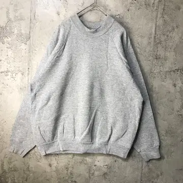 E18 구제 의류 트레이닝복 맨투맨 래글런 그레이 무지 90s Y2K