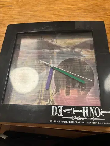 DEATH NOTE 시계 애니메이션 캐릭터 디자인