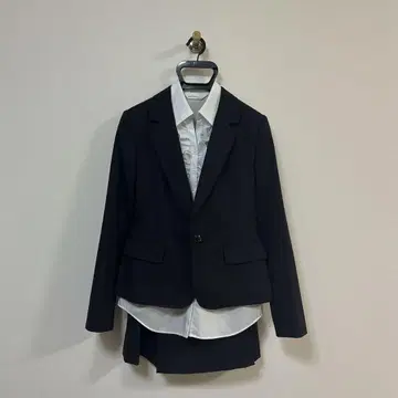 아오야마 양복 nline precious 스트라이프 수트 블라우스