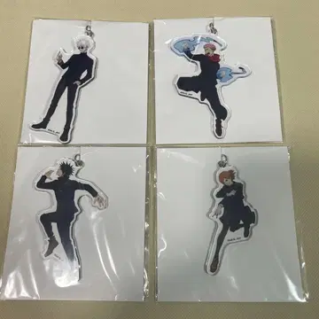 주술회전 영역전개 스퀘어 아크릴 키링 RS 회옥옥절 시부야사변