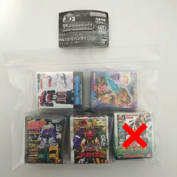 슈퍼전대 히어로 DX 로봇 미니어처 & 패키지 컬렉션 01 4종 세트