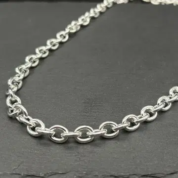 [ 고품질 ] 빈티지 실버 925 목걸이 체인 키헤이 심플