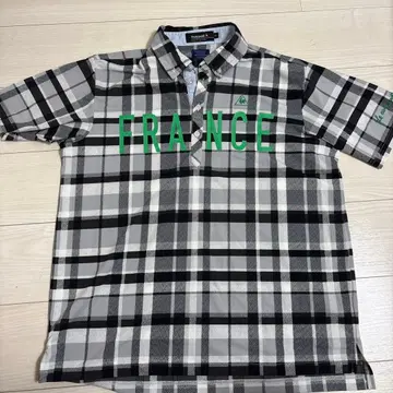 le coq sportif 골프 셔츠 LL 그레이/블랙/그린
