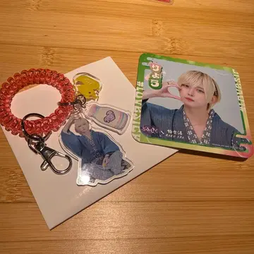 러브시크 극락탕 콜라보 료 락커 키 모양 키링