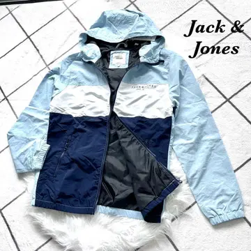 일본 미발매 Jack&Jones 나일론 후드티 윈드브레이커 남성용