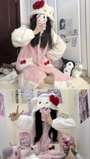헬로키티 인형옷 파자마 수학여행