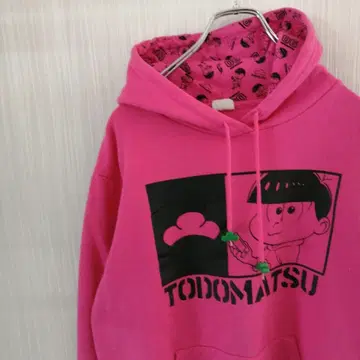 오소마츠 6쌍둥이 후드티 후디 토도마츠 핑크