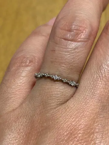 플라티나 900 다이아몬드 반지