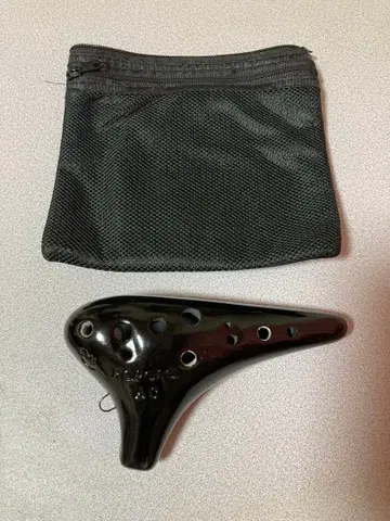 POPOLO 오카리나 칠흑 AC 블랙 케이스 포함