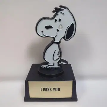 aviva사 스누피 메시지 트로피 빈티지