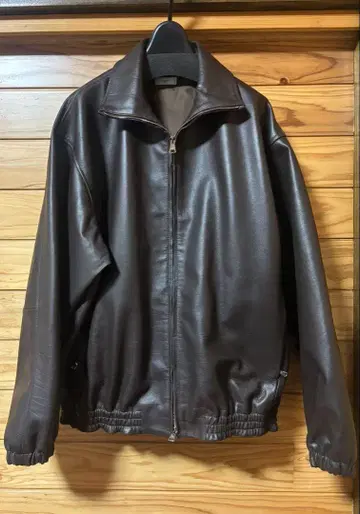YOKE Carf Leather Truck Jacket 브라운 2