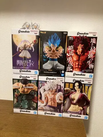 Grandista 피규어 루피 조로 핸콕 프리렌 한마 외