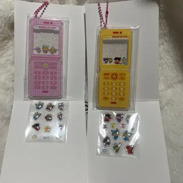 밀모로 간다! 아크릴 키체인 추억의 폴더폰 키링