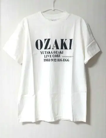 오자키 유타카 OZAKI 도쿄돔 LIVE CORE 티셔츠 M 레어