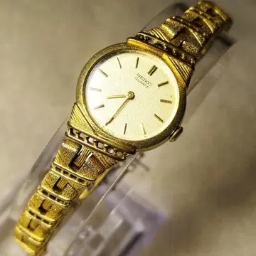 레어템 SEIKO 여성용 손목시계 1400-6960 빈티지