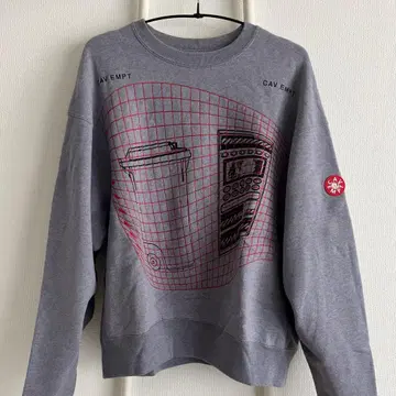 C.E. cavempt 그래픽 맨투맨 남성용 그레이