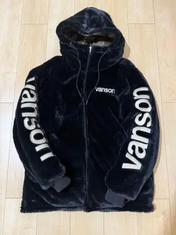VANSON 리버서블 보아 자켓 L