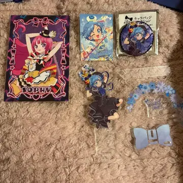 프리파라 10주년 도로시 아크릴 스탠드 캔뱃지 특전 스티커