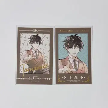 고서점 거리의 하시히메 십년 레코드 포토 카드 타마모리 2장